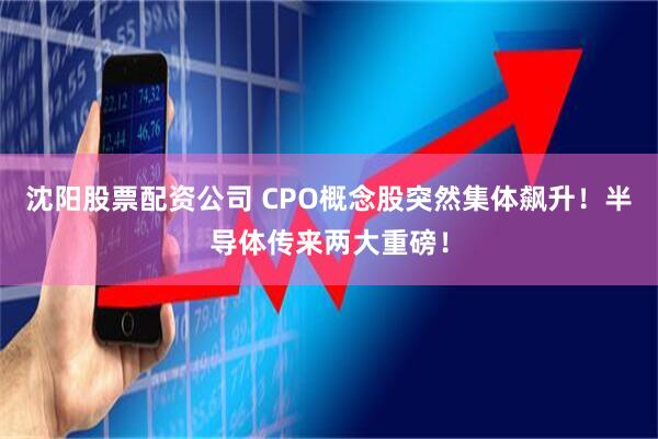 沈阳股票配资公司 CPO概念股突然集体飙升！半导体传来两大重磅！